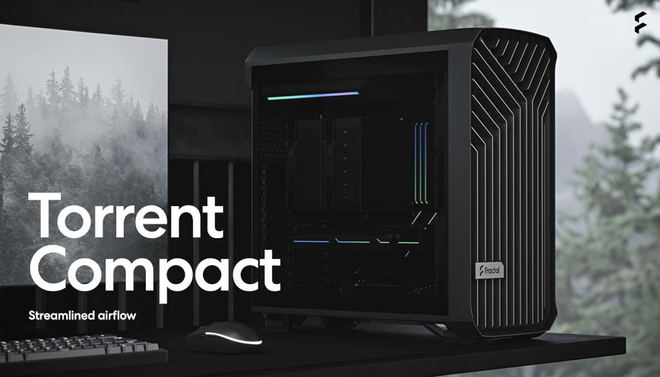 Fractal Design Torrent Compact Black TG Dark Tempered Glass